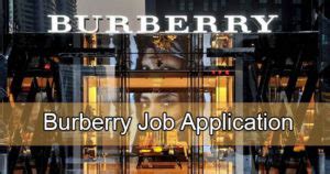 burberry careers application|burberry canada careers.